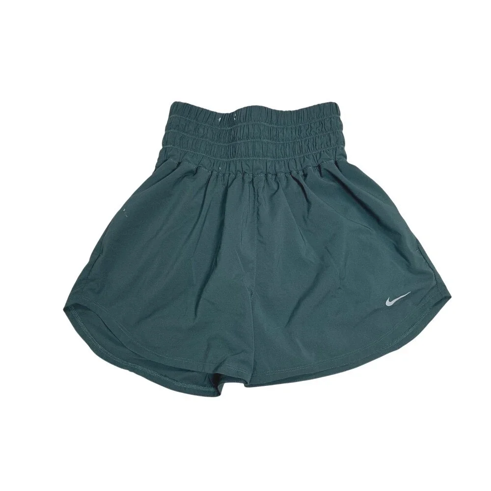 Nike Dri-FIT High Waisted Running Shorts‎ Women's Sportswear Green Small